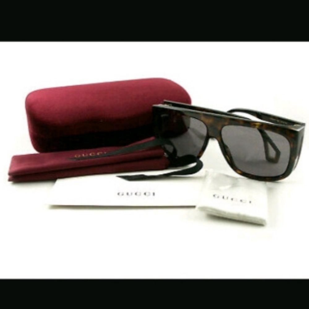 Gucci Havana Gray Sunglasses